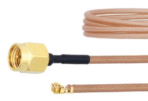 FAIRVIEW MICROWAVE FMCA1027-9 Cable RF / Coaxial ensamblado, 9 ", 229 mm, RG178-DS, SMA Macho, UMCX 5-2.5 Macho, 50 ohm