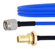 FAIRVIEW MICROWAVE FMCA1042-36 RF / Coaxial Cable Assembly, 36 ", 914.4 mm, FM086FLEX, SMA Plug, SMA Bulkhead Jack, 50 ohm