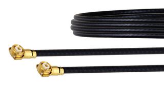 FAIRVIEW MICROWAVE FMCA1057-9 Cable RF / Coaxial ensamblado, 9 ", 228.6 mm, 0.81mm, Plug WMCX 5-1.6, WMCX 5-1.6 Macho, 50 ohm
