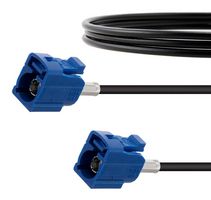 FAIRVIEW MICROWAVE FMCA1350C-12 RF / Coaxial Cable Assembly, 12 ", 305 mm, RG174, FAKRA Jack, FAKRA Jack, 50 ohm