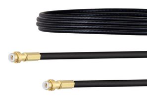FAIRVIEW MICROWAVE FMCA1431-8 RF / Coaxial Cable Assembly, Snap-On, 8 ", 203.2 mm, RG174A/U, MMBX Plug, MMBX Plug, 50 ohm