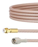 FAIRVIEW MICROWAVE FMCA1453-8 RF / Coaxial Cable Assembly, Snap-On, 8 ", 203.2 mm, RG316-DS, MMBX Plug, SMA Plug, 50 ohm