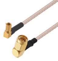 FAIRVIEW MICROWAVE FMCA1501-60 RF / Coaxial Cable Assembly, 5 ft, 1.52 m, RG316-DS, SMA Right Angle Plug, SSMC Right Angle Plug