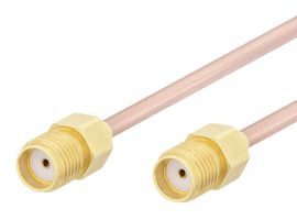 FAIRVIEW MICROWAVE FMCA1555LF-24 Cable RF / Coaxial ensamblado, 24 ", 610 mm, RG405/U, SMA hembra, SMA hembra, 50 ohm