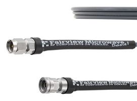 FAIRVIEW MICROWAVE FMCA1977-48 Cable RF / Coaxial ensamblado, 4 ft, 1.21 m, FM-103FLEX, 2.92mm Macho, 2.4mm Macho, 50 ohm