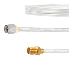 FAIRVIEW MICROWAVE FMCA2113-12 Cable RF / Coaxial ensamblado, 12 ", 305 mm, FM-SR141TB, SMA Plug, SMA Jack, 50 ohm