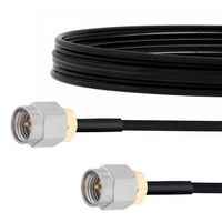 FAIRVIEW MICROWAVE FMCA2116-6 RF / Coaxial Cable Assembly, 6 ", 152.4 mm, FM-SR086TBJ, SMA Plug, SMA Plug, 50 ohm