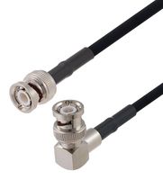 FAIRVIEW MICROWAVE FMCA2673-24 RF / Coaxial Cable Assembly, 24 ", 610 mm, RG223, BNC Plug, BNC Right Angle Plug, 50 ohm