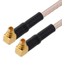 FAIRVIEW MICROWAVE FMC1919315/SP2-12 RF / Coaxial Cable Assembly, 12 ", 305 mm, RG316, MMCX Right Angle Plug, MMCX Right Angle Plug