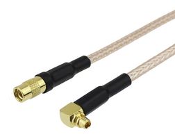 FAIRVIEW MICROWAVE FMC1924315-24 Cable RF / Coaxial ensamblado, 24 ", 610 mm, RG316, MMCX Macho Ángulo Recto, MMCX Hembra, 50 ohm
