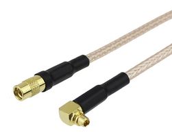 FAIRVIEW MICROWAVE FMC1924316-24 RF / Coaxial Cable Assembly, 24 ", 610 mm, RG316, MMCX Right Angle Plug, MMCX Jack, 50 ohm