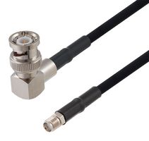 FAIRVIEW MICROWAVE FMCA2691-36 Cable RF / Coaxial ensamblado, 36 ", 914.4 mm, RG223, SMA hembra, BNC Ángulo Recto Macho, 50 ohm