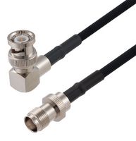 FAIRVIEW MICROWAVE FMCA2699-36 Cable RF / Coaxial ensamblado, 36 ", 914.4 mm, RG223, BNC Ángulo Recto Macho, TNC Hembra, 50 ohm