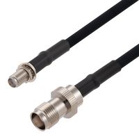FAIRVIEW MICROWAVE FMCA2751-36 RF / Coaxial Cable Assembly, 36 ", 914.4 mm, RG223, SMA Bulkhead Jack, TNC Jack, 50 ohm