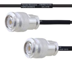 FAIRVIEW MICROWAVE FMHR0114-16 Cable RF / Coaxial ensamblado, 16 ", 406.4 mm, RG174, TNC PR Macho, RP TNC Macho, 50 ohm