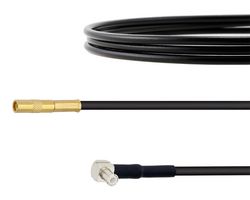 FAIRVIEW MICROWAVE FMC00306-48 Cable RF / Coaxial ensamblado, Baja Pérdida, 4 ft, 1.21 m, RG174, MMCX Hembra