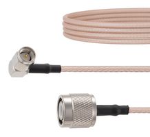 FAIRVIEW MICROWAVE FMC00341-100CM Cable RF / Coaxial ensamblado, 3.3 ft, 1 m, RG316, SMA Macho de Ángulo Recto, TNC Plug, 50 ohm