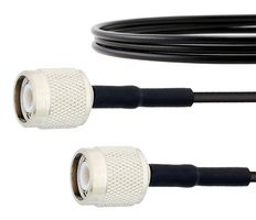 FAIRVIEW MICROWAVE FMC00343-48 RF / Coaxial Cable Assembly, Low Loss, 4 ft, 1.21 m, RG174, TNC Plug, TNC Plug, 50 ohm