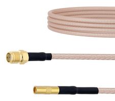 FAIRVIEW MICROWAVE FMC00363-48 Cable RF / Coaxial ensamblado, 4 ft, 1.21 m, RG316, SMA hembra, MMCX Hembra, 50 ohm