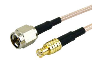 FAIRVIEW MICROWAVE FMC0207315-48 RF / Coaxial Cable Assembly, 4 ft, 1.21 m, RG316, SMA Plug, MCX Plug, 50 ohm