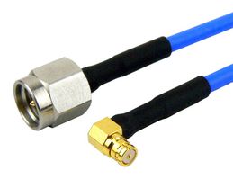 FAIRVIEW MICROWAVE FMC0221085-36 Cable RF / Coaxial ensamblado, 36 ", 914.4 mm, FM-F086, SMA Plug, SMP Jack Ángulo Recto, 50 ohm