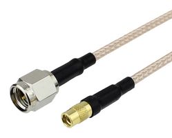 FAIRVIEW MICROWAVE FMC0224316-12 RF / Coaxial Cable Assembly, 12 ", 305 mm, RG316, SMA Plug, MMCX Jack, 50 ohm
