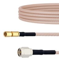 FAIRVIEW MICROWAVE FMC0234315-6 RF / Coaxial Cable Assembly, 6 ", 152.4 mm, RG316, SMA Plug, SSMC Plug, 50 ohm