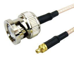 FAIRVIEW MICROWAVE FMC0809315-18 RF / Coaxial Cable Assembly, 18 ", 457.2 mm, RG316, BNC Plug, MMCX Plug, 50 ohm