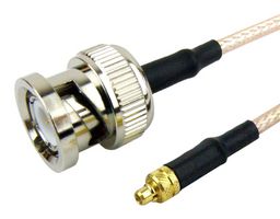 FAIRVIEW MICROWAVE FMC0809315-72 RF / Coaxial Cable Assembly, 6 ft, 1.82 m, RG316, BNC Plug, MMCX Plug, 50 ohm