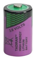 TADIRAN BATTERIES TL-5902/S Battery, 3.6 V, 1/2AA, Lithium, 1.2 Ah, Raised Positive and Flat Negative, 1