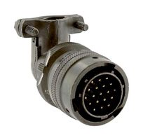 AMPHENOL INDUSTRIAL PT08E-14-19P Circular Connector, PT Series, MIL-DTL-26482 Series I, Right Angle Plug, 19 Contacts, Solder Pin