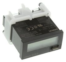 OMRON INDUSTRIAL AUTOMATION H7ET-NV-B Panel Mount Timer, Self Powered Totalizer, 24 VDC, 0 s, 999999.9 h, 22.2 mm, 45 mm