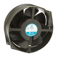 ORION FANS OA162-5E-115WB Ventilador axial de CA, 115V, Circular, 162 mm, 55 mm, Rodamiento de bolas, 230 CFM