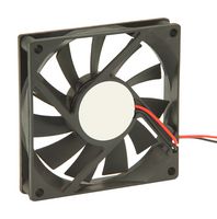 ORION FANS OD8015-12MB Ventilador axial de CD, 12 V, Cuadrado, 80 mm, 15 mm, Rodamiento de bolas, 23 CFM