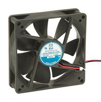 ORION FANS OD9225-12HB DC Axial Fan, 12 V, Square, 92.5 mm, 25 mm, Ball Bearing, 53 CFM
