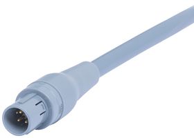 ODU-USA CA51M070547XA002000 Ensamble de Cable Circular, Cable de Ruptura, 22AWG, Circular Macho a Extremo Libre, 5 Posiciones