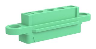 HARWIN G125-2249600-04-04-00 Connector Housing, 4Pwr+4Sig Pos, Green, Gecko-MT G125 Series, Receptacle, 8 Positions, 1.25 mm