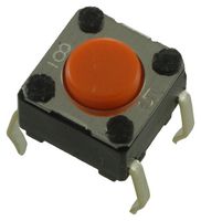 ARATAS (FORMERLY OMRON COMPONENTS) B3F-1005 Tactile Switch, B3D Series, Top Actuated, Through Hole, Round Button, 260 gf, 50mA at 24VDC