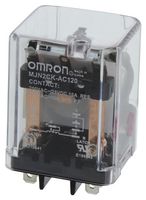 OMRON INDUSTRIAL AUTOMATION MJN2CK-AC120 Relevador de Potencia, DPDT, 120 VAC, 10 A, MJN Series, Hembra, Bobina Única de Enclavamiento