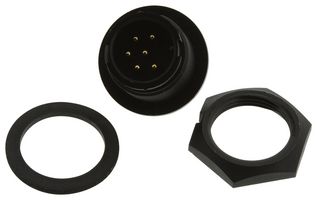 SWITCHCRAFT/CONXALL 7282-6PG-300 Conector Circular, Sealed Circular Connector, Serie Mini-Con-X, Enchufe de Montaje en Panel