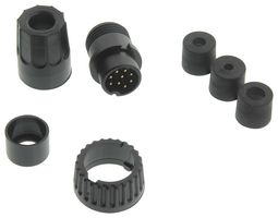 SWITCHCRAFT/CONXALL 3282-9PG-3DC Circular Connector, Sealed Circular Connector, Multi-Con-X Series, Cable Mount Plug, 9 Contacts
