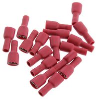 MULTICOMP PRO FDFD1-250 Quick Disconnect Terminal, FDFD1 Series, Female Quick Disconnect, 6.35mm x 0.81mm, 0.25" x 0.032"