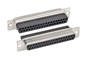 L-COM C&P37F Conector D Sub, Estándar, Receptáculo eléctrico, 37 Contactos, CD, Crimpado