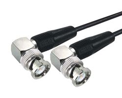L-COM CC174-7.5HR2 Cable RF / Coaxial ensamblado, 7.5 ft, 2.28 m, RG174/U, BNC Ángulo Recto Macho