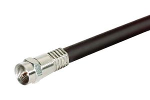 L-COM CC6QF-05 RF / Coaxial Cable Assembly, 6 ", 152.4 mm, RG6, F-Type Plug, F-Type Plug, 75 ohm