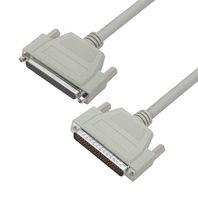 L-COM CHD62MF-10 Computer Cable, HD-62 Plug, HD-62 Receptacle, 10 ft, 3.05 m, Light Gray, CHD62MF Series