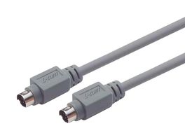 L-COM CSMD6MM-3 Cable de Computadora, Mini DIN Macho de 6 Posiciones, Mini DIN Macho de 6 Posiciones, 3 ft