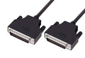 L-COM CSMUZ25MM-125 Cable de Computadora, Conector D-Sub Macho de 25 Posiciones