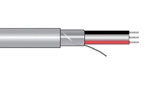 ALPHA WIRE M39025 SL005 Cable Multiconductor, Blindado, 4 Hilos, 24 AWG, 0.22 mm², 100 ft, 30 m