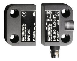 SCHMERSAL BNS260-11/01ZG-ST-L Safety Interlock Switch, BNS 260 Series, SPST-NO, DPST-NC, 6 Pin M8 Connector, IP67